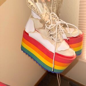 Colorful Platform Women's Shoes